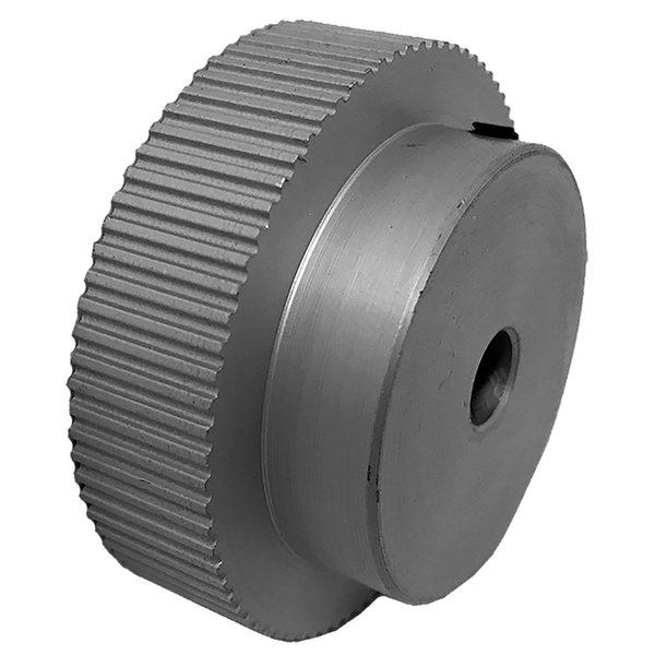 B B Manufacturing 80MP037-6A4, Timing Pulley, Aluminum, Clear Anodized,  80MP037-6A4